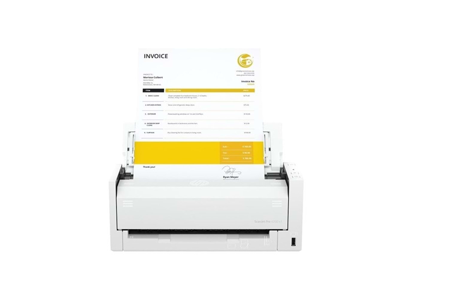 HP A4 Scanjet Pro 4200 S1 8Q4W2A 40Ppm Sayfa Beslemeli Doküman Tarayıcı