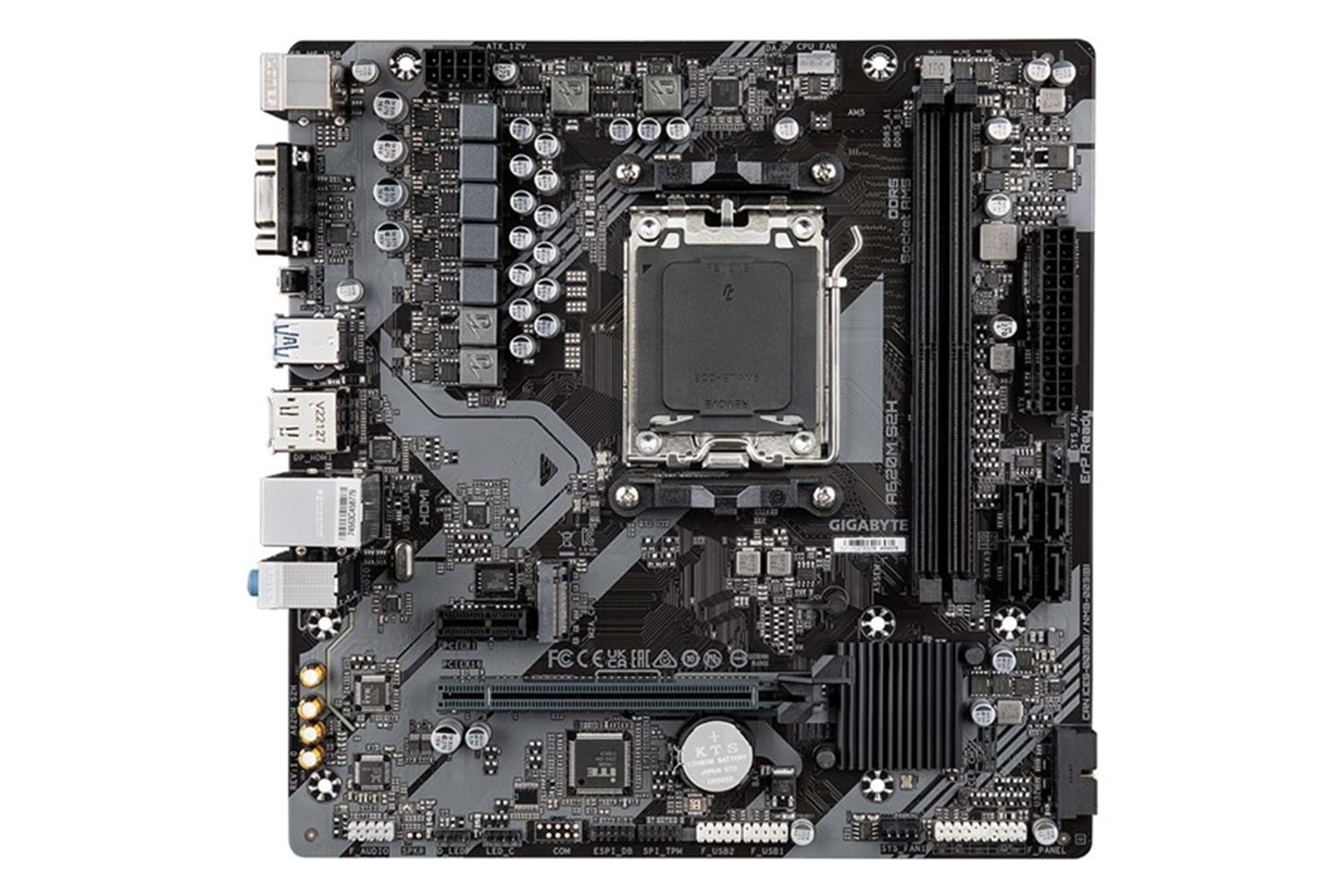 GIGABYTE A620M-S2H DDR5 HDMI DP PCIe 16X v4.0 AM5 mATX