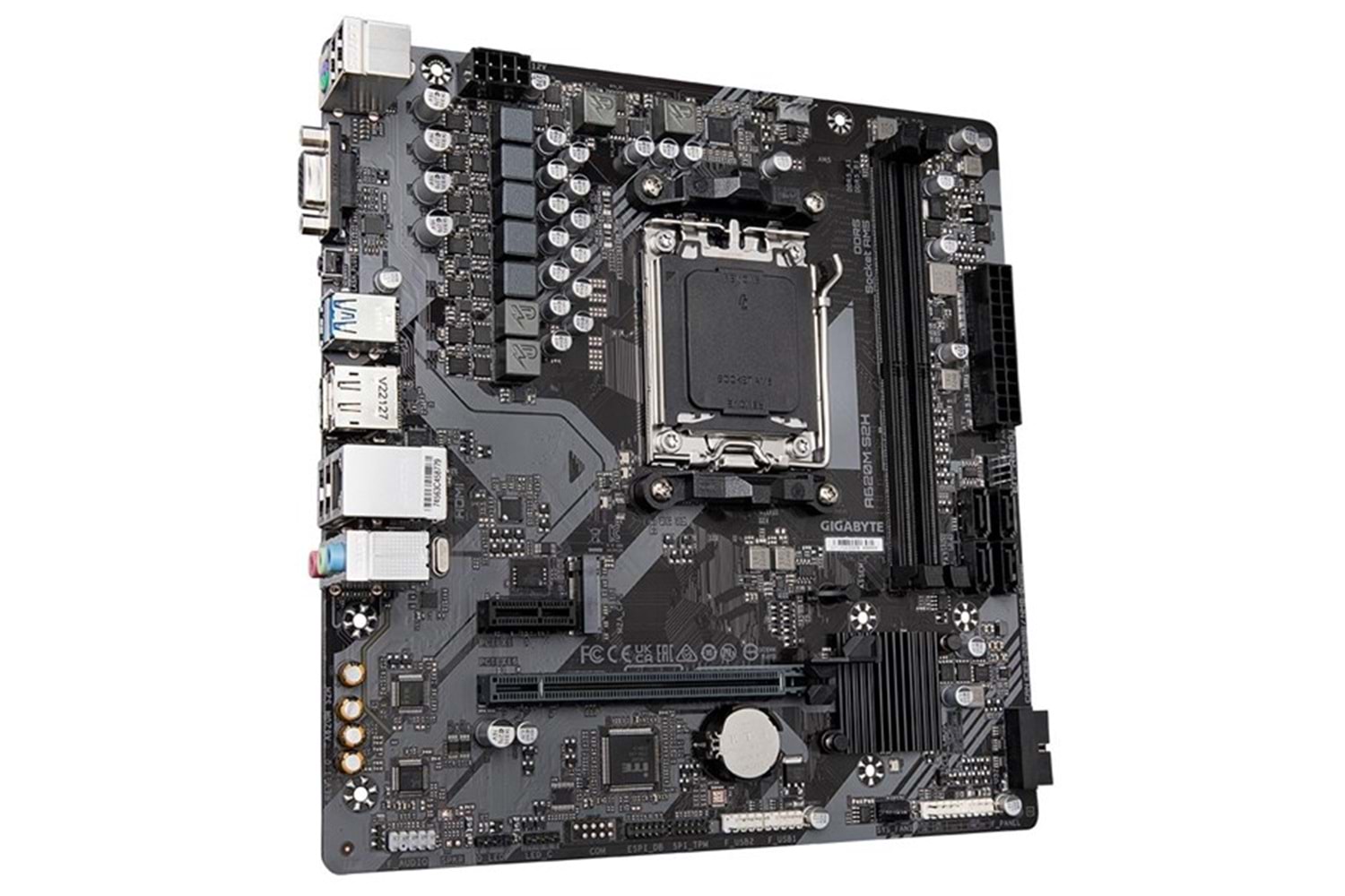 GIGABYTE A620M-S2H DDR5 HDMI DP PCIe 16X v4.0 AM5 mATX
