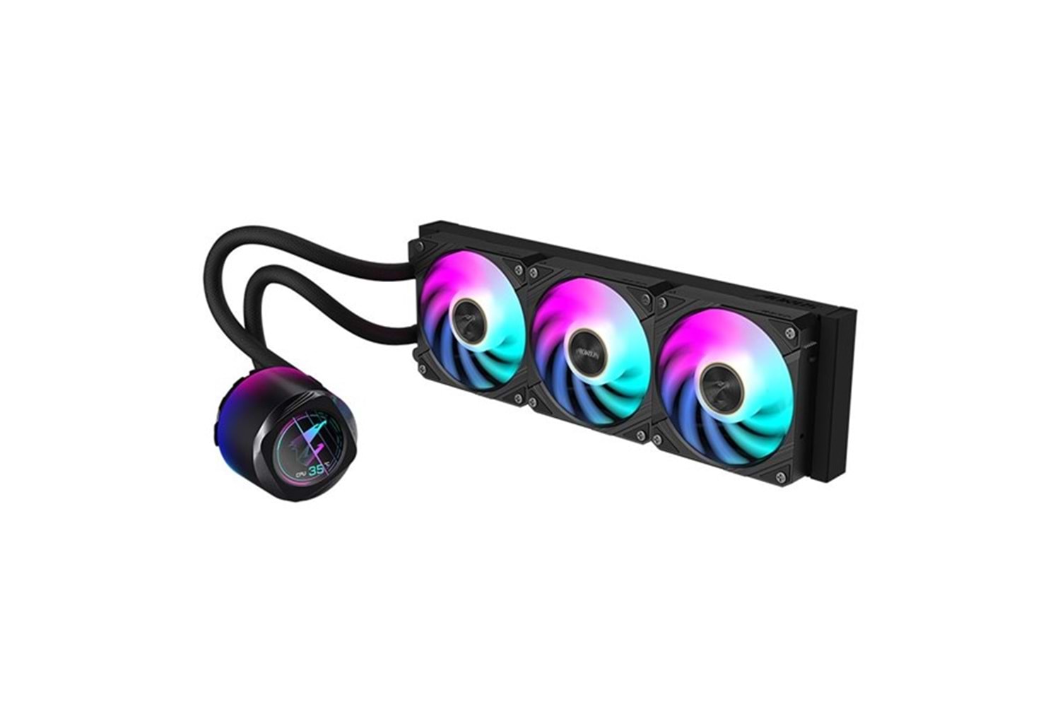 GIGABYTE 360MM AORUS WATERFORCE X II 360 RGB AM5-1700P SIVI SOĞUTMALI İŞLEMCİ FANI