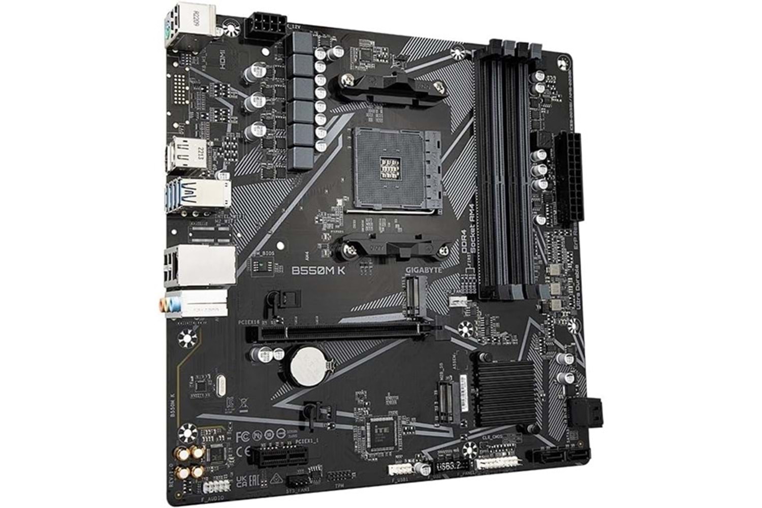 GIGABYTE B550M-K DDR4 HDMI-DP PCIE 4.0 AM4 mATX