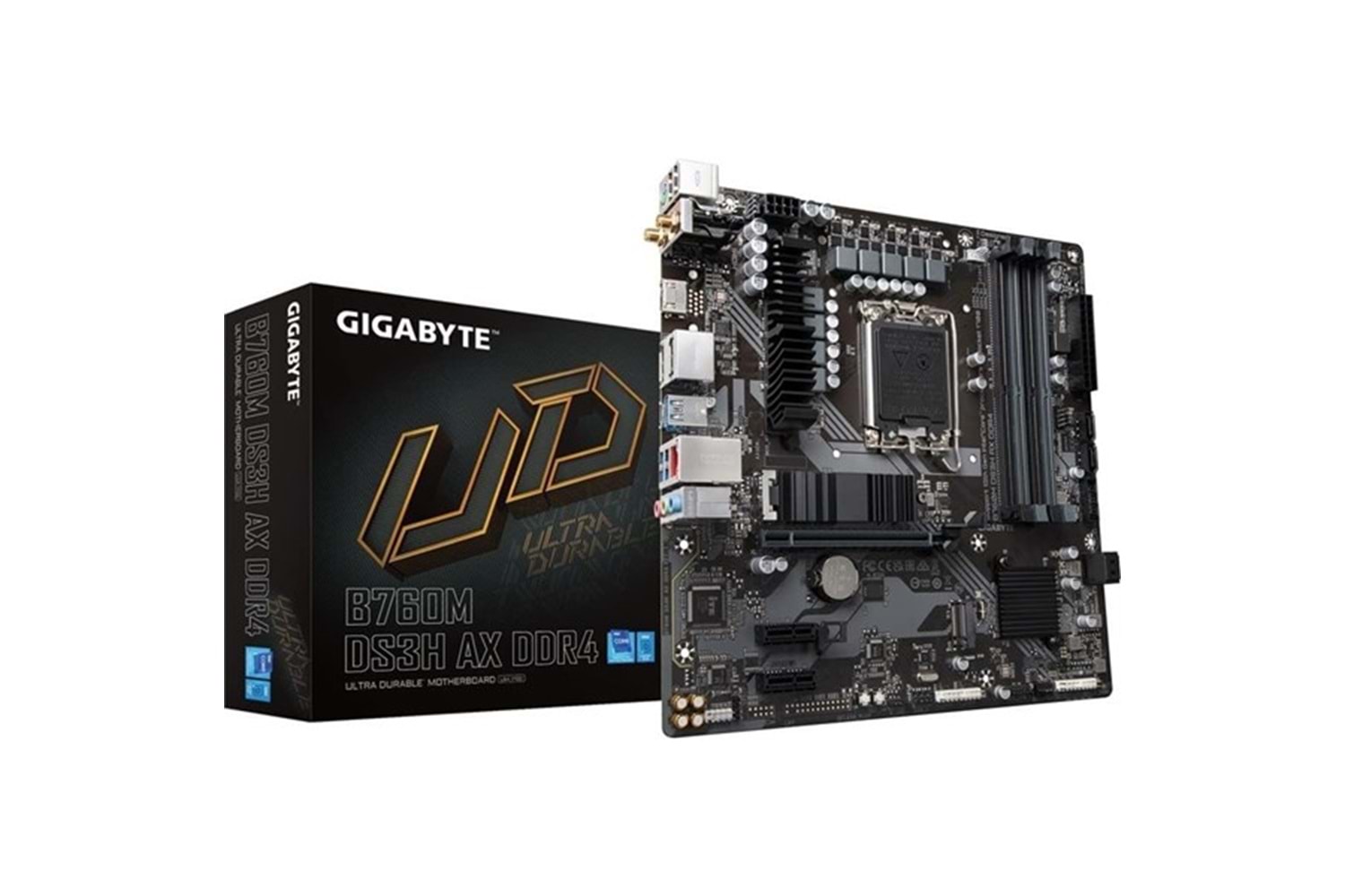 GIGABYTE B760M-DS3H AX WIFI-6 DDR4 HDMI-DP PCIE 4.0 1700p mATX