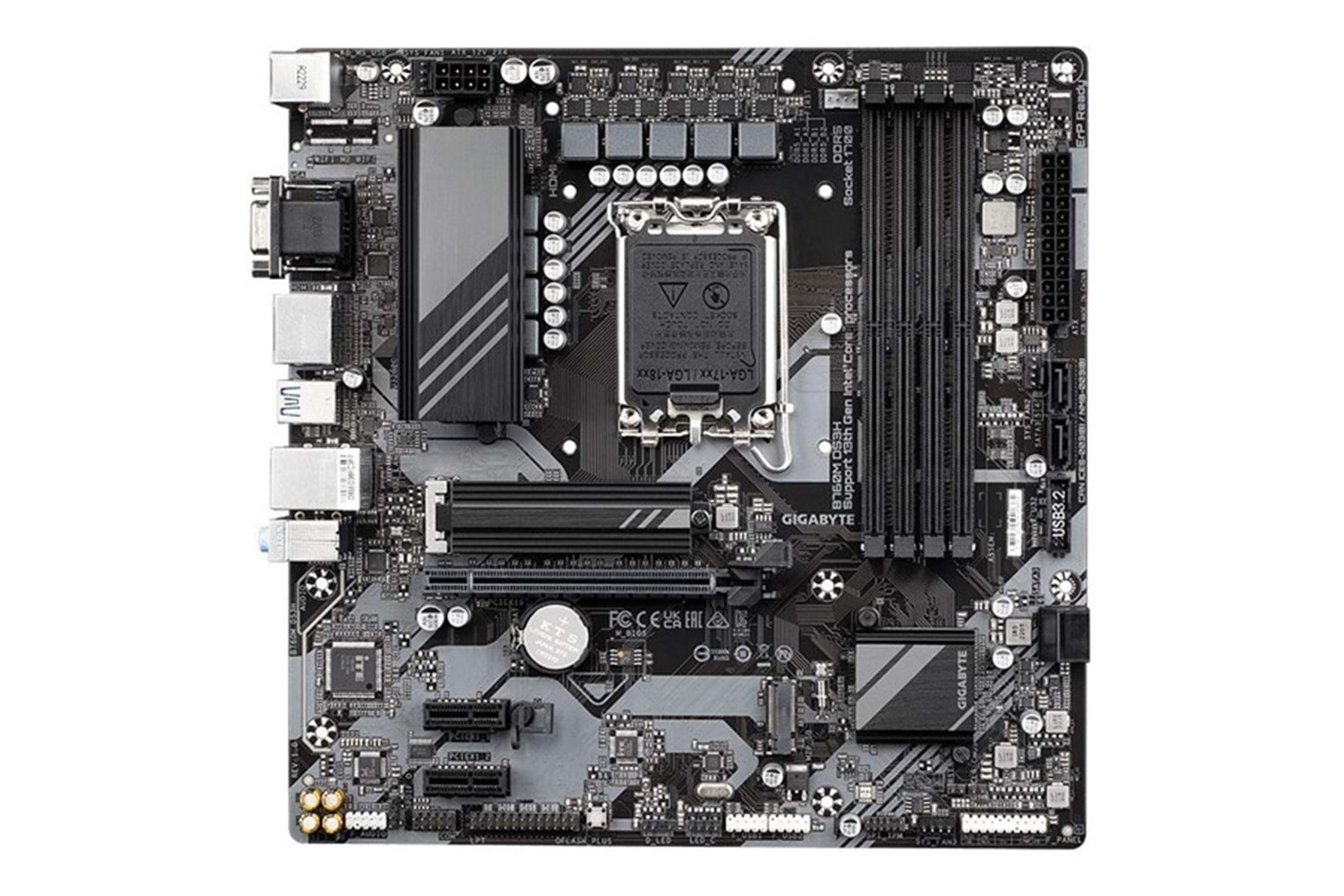GIGABYTE B760M-DS3H DDR5 HDMI-DP PCIE 4.0 1700p mATX