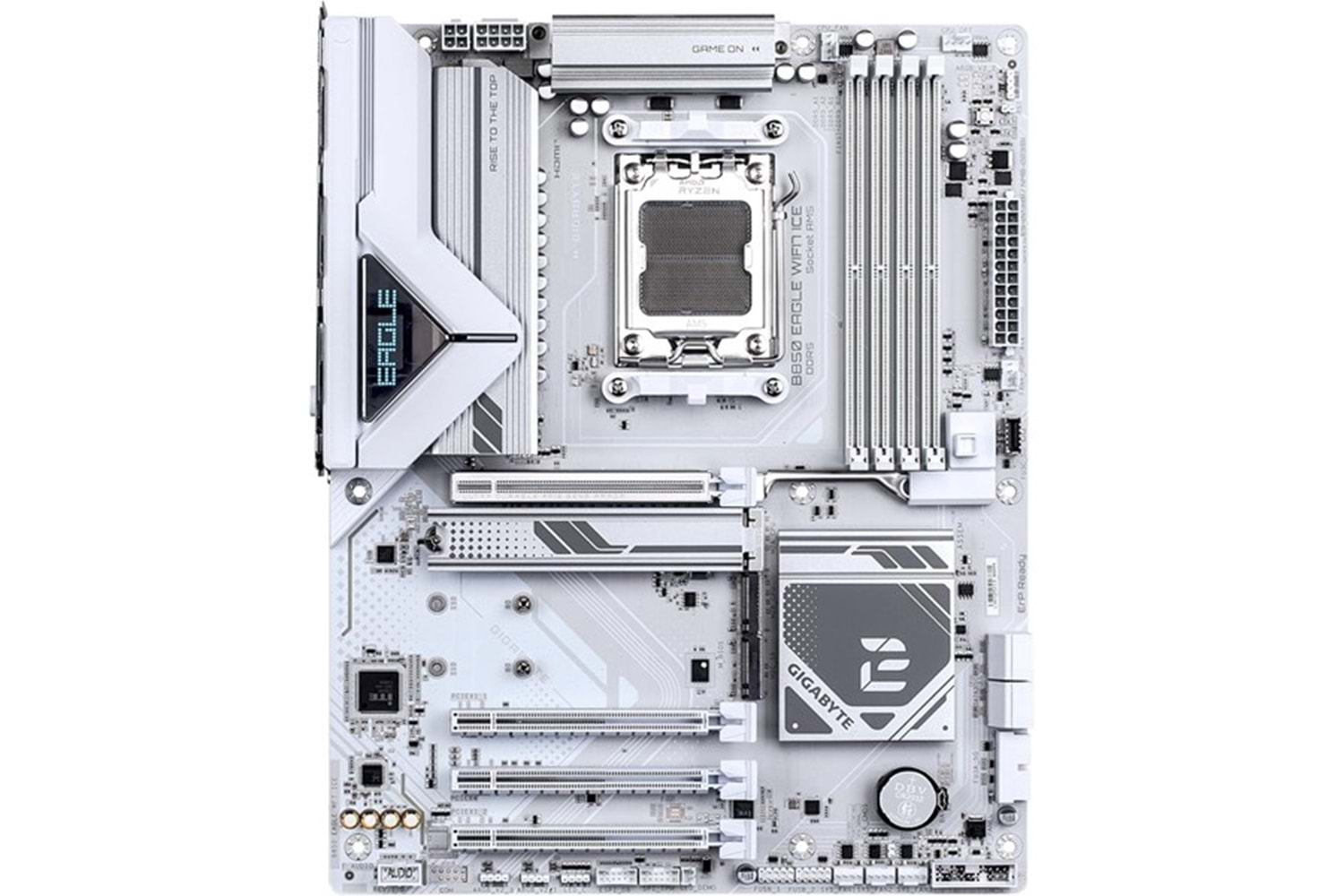 GIGABYTE B850 EAGLE WIFI7 ICE DDR5 HDMI-DP TYPEC PCIE 5.0 AM5 ATX BEYAZ