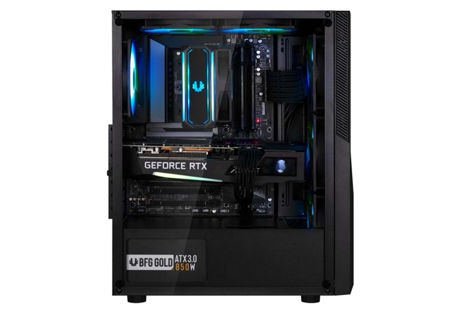 BITFENIX 600W 80+ C20 BFC-C20W60KKGKK-4F Gaming Mid-Tower PC Kasası	