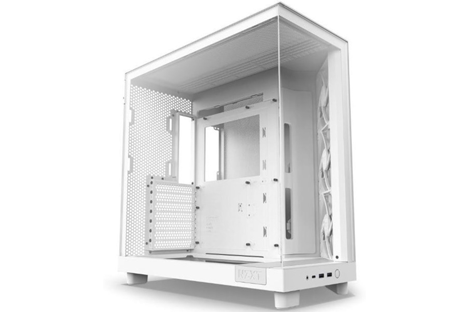 NZXT H6 FLOW CC-H61FW-01 GAMING MID-TOWER PC KASASI BEYAZ