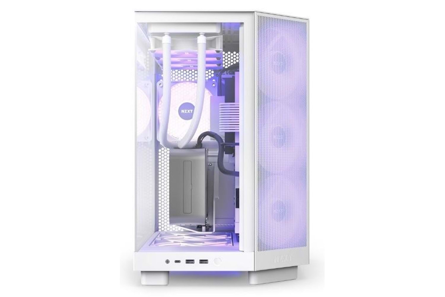 NZXT H6 FLOW CC-H61FW-R1 GAMING MID-TOWER PC KASASI BEYAZ