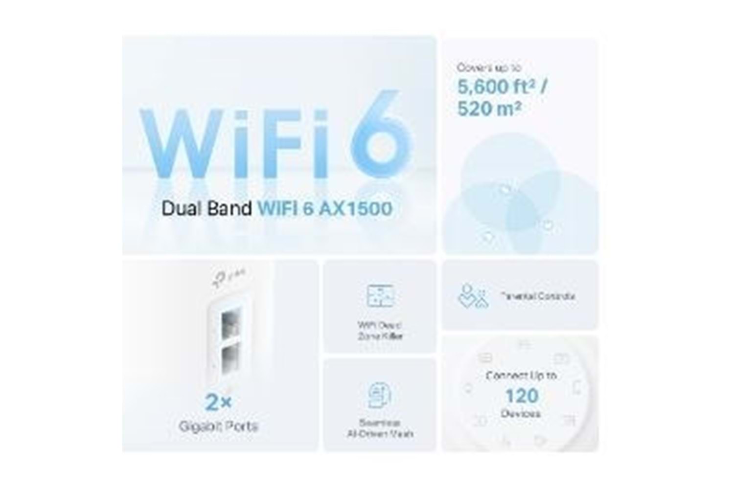 TP-LINK DECO-X10-1P AX1500 MESH ROUTER