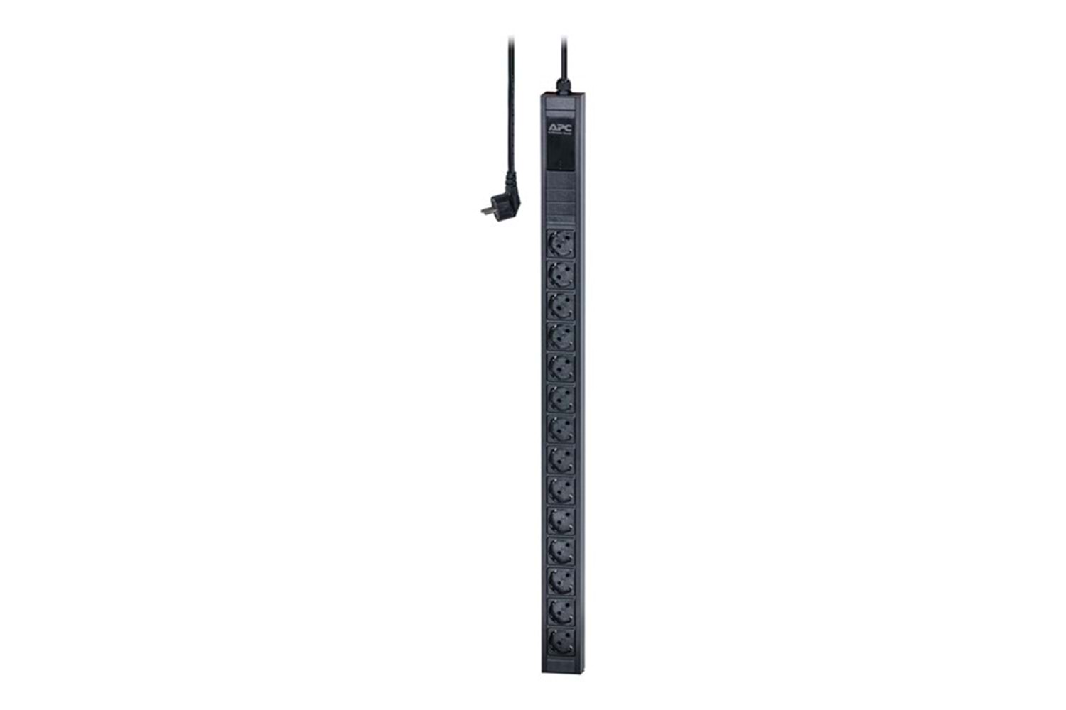 APC EPDU1116B-SCH Easy Rack PDU, Temel, 0U, 1 Faz, 3.7kW, 230V, 16A, x14 SCHUKO çıkış, IEC60884 SCHUKO giriş