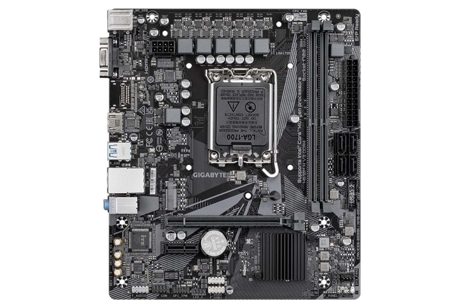 GIGABYTE H610M H v3 DDR4 HDMI PCIE 4.0 1700p mATX
