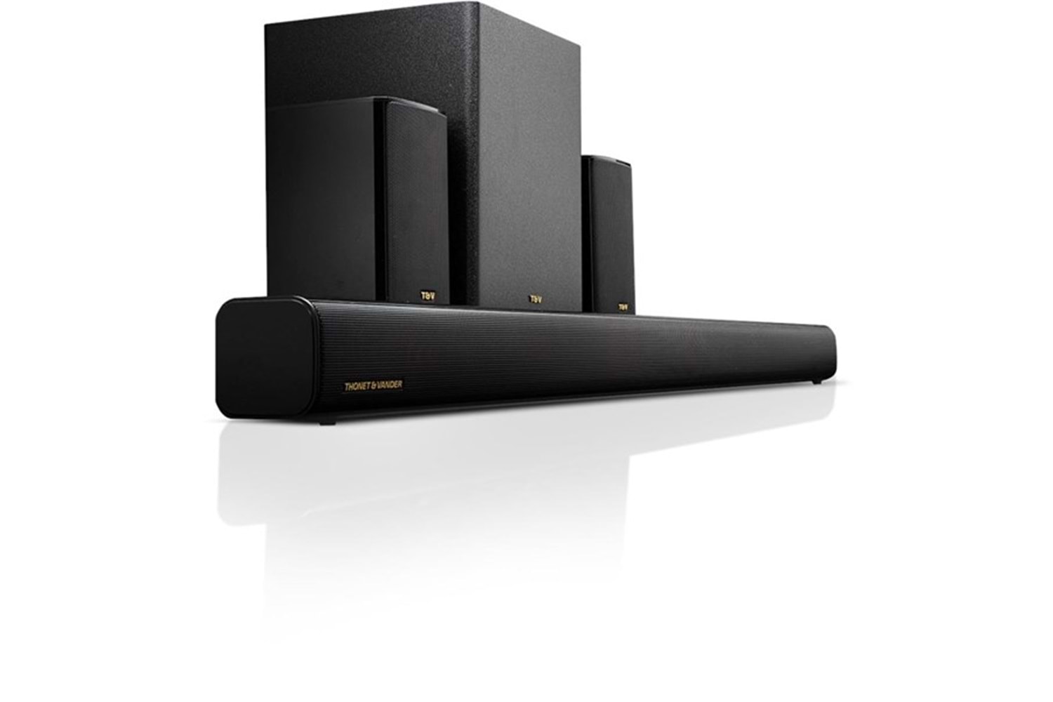 THONET Vander Rein HK096-03618 200W RMS Bluetooth HDMI Soundbar + Subwoofer 5.1 Hoparlör