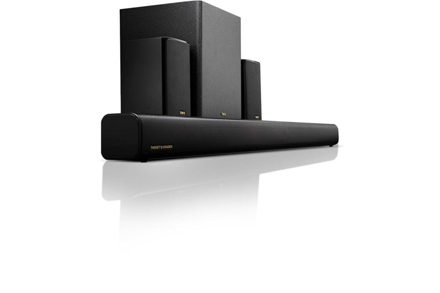 THONET Vander Rein HK096-03618 200W RMS Bluetooth HDMI Soundbar + Subwoofer 5.1 Hoparlör