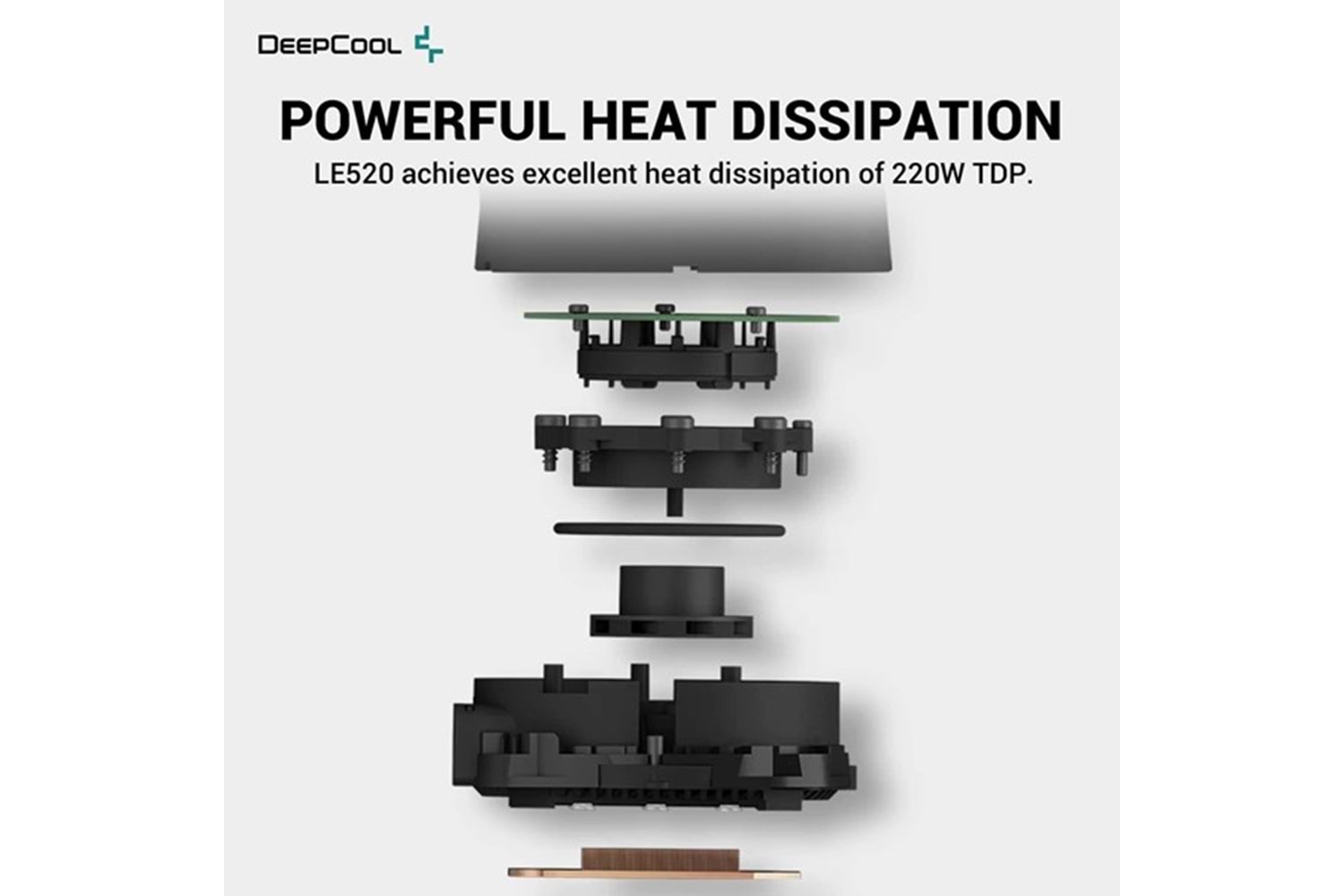DEEPCOOL 240MM LE520 ARGB AM5-1700P SIVI SOĞUTMALI İŞLEMCİ FANI