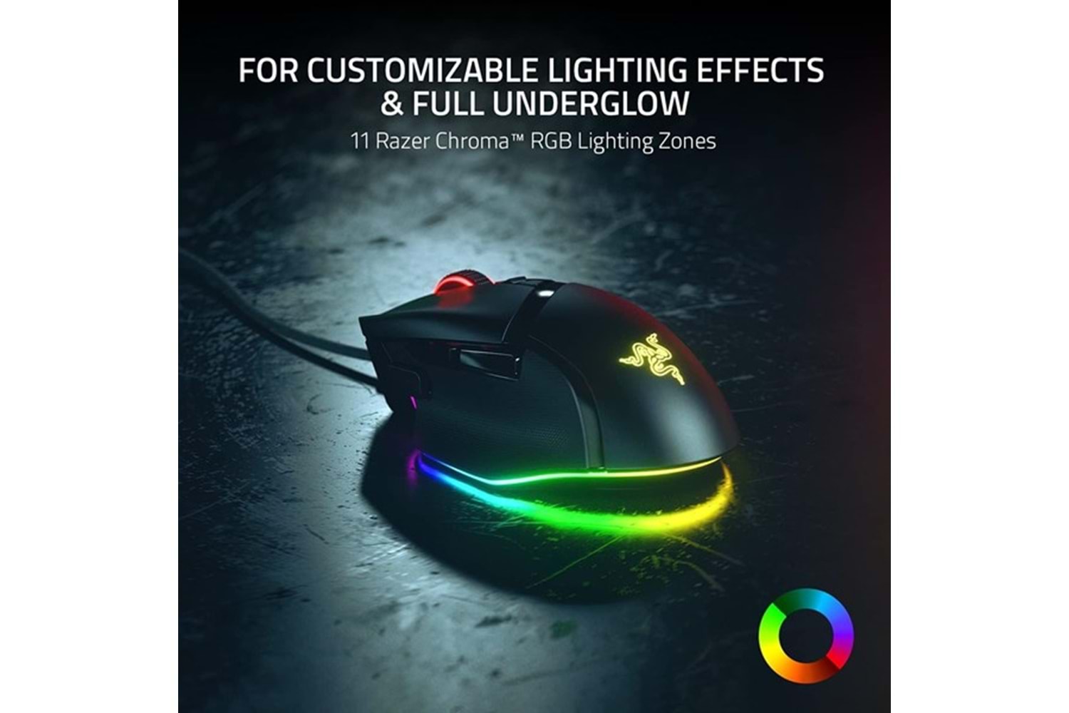 RAZER BASILISK V3 USB 26.000DPI Gaming Optic Mouse RGB RZ01-04000100-R3M1