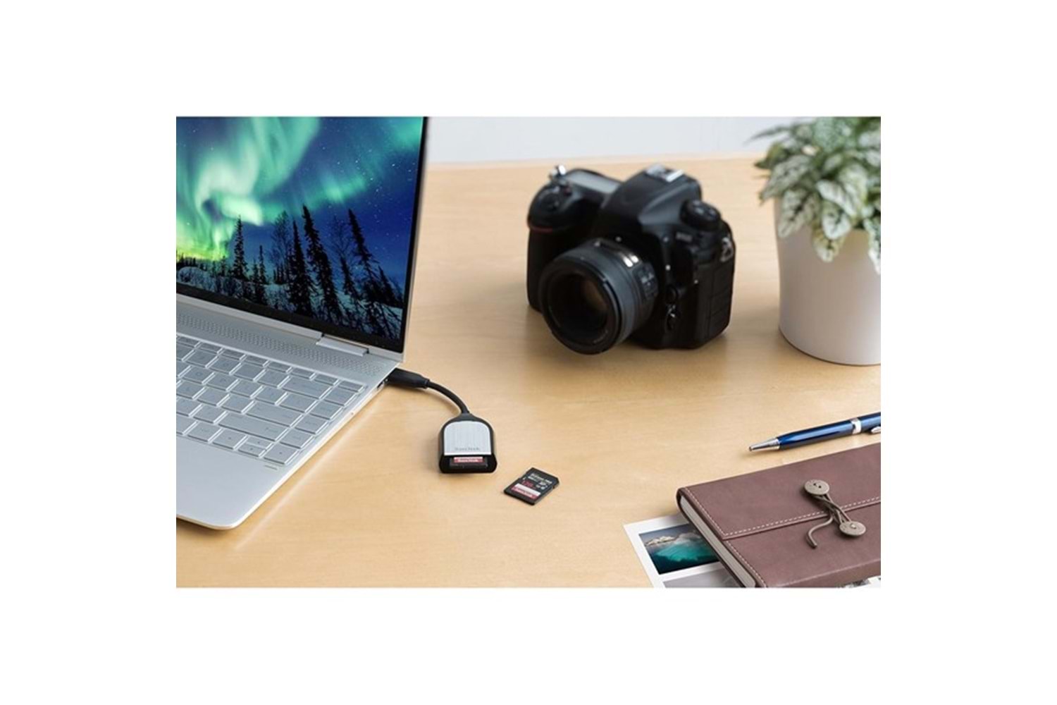 SANDISK Extreme PRO SDDR-409-G46 SDHC Kart USB-C Okuyucu