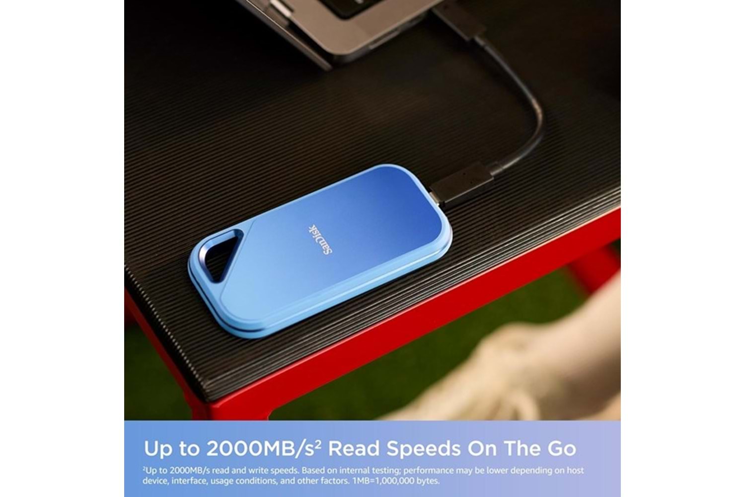 SANDISK 2TB CREATOR PRO SDSSDE81C-2T00-G25 SSD TYPEC HARİCİ DİSK MAVİ