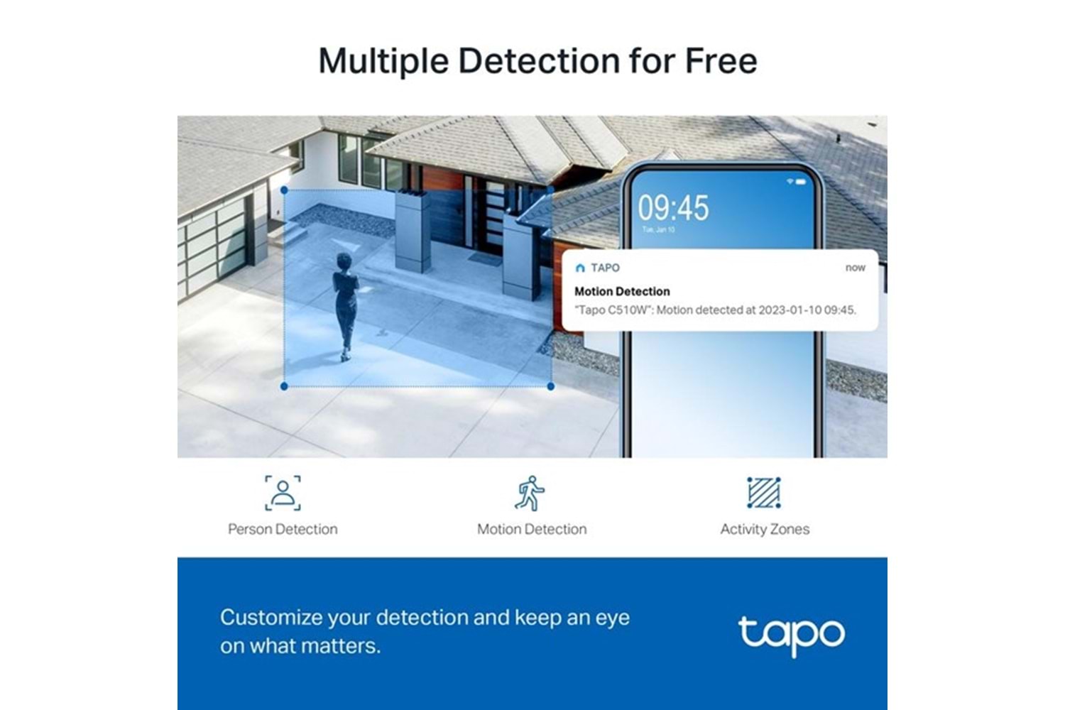 TP-LINK Tapo C510W Dış Mekan Yatay ve Dikey Wi-Fi Güvenlik Kamerası