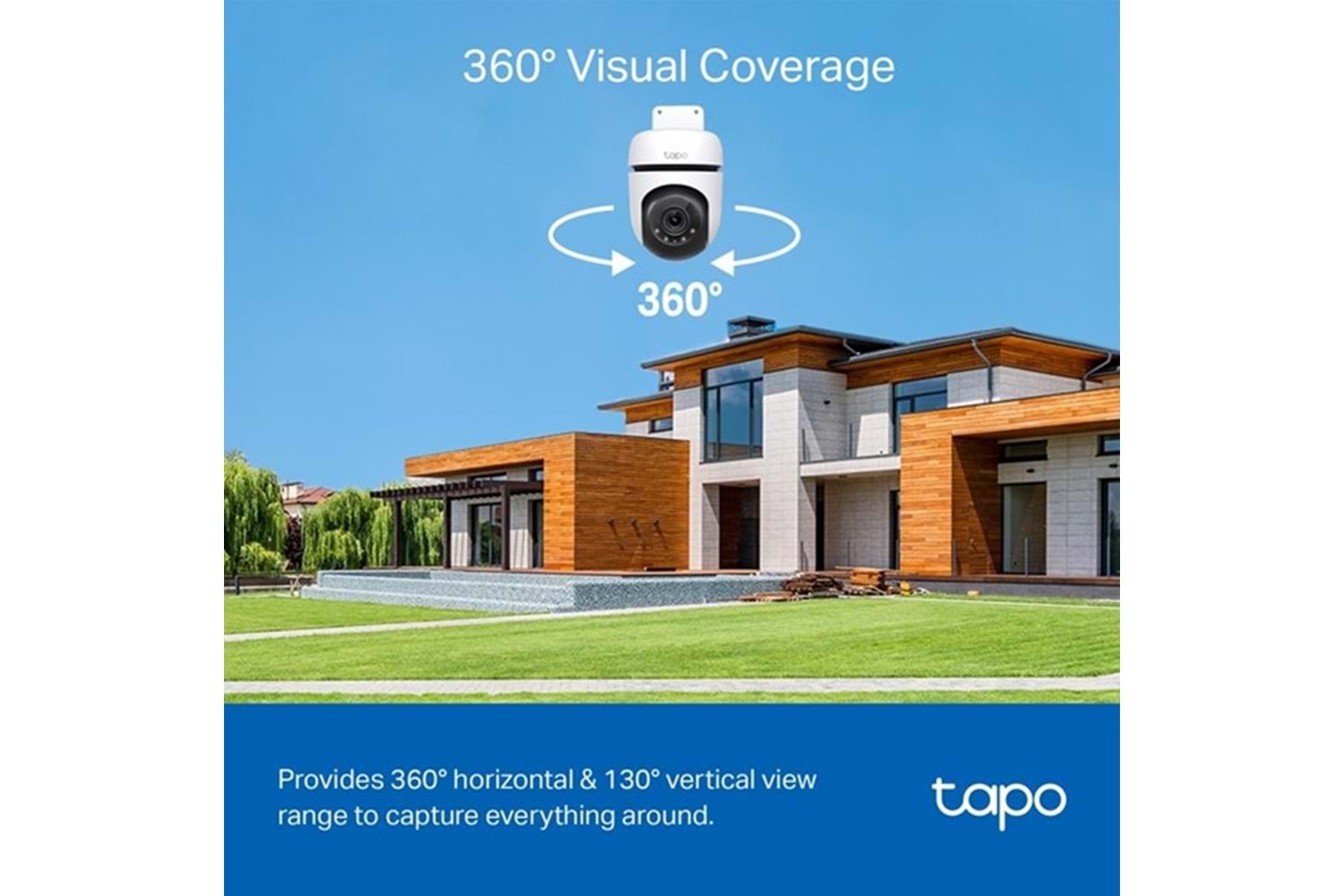 TP-LINK Tapo C510W Dış Mekan Yatay ve Dikey Wi-Fi Güvenlik Kamerası