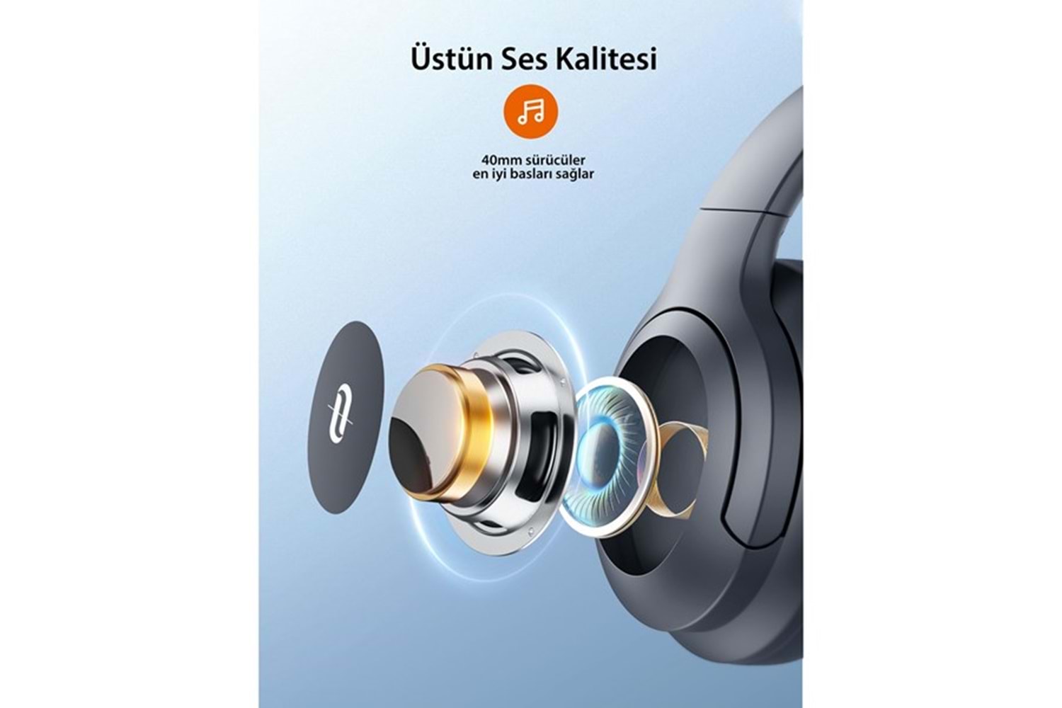Taotronıcs TT-BH1121 Kulaküstü Bluetooth Kulaklık Siyah