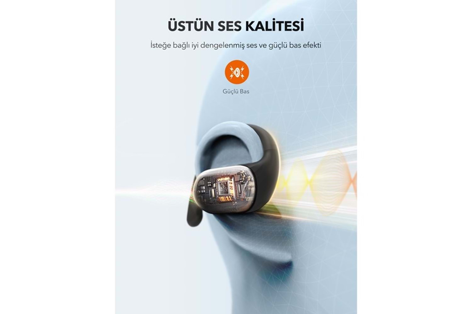 TAOTRONIC TT-BH1123 Kulakustu Bluetooth Kulaklık Siyah
