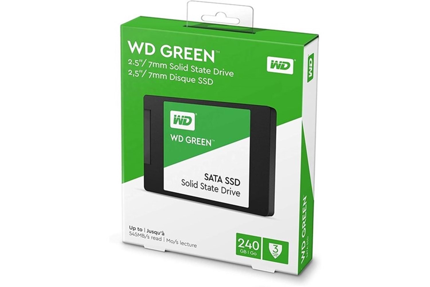 WD 240GB GREEN WDS240G3G0A 545-460MB/s SATA-3 SSD DİSK