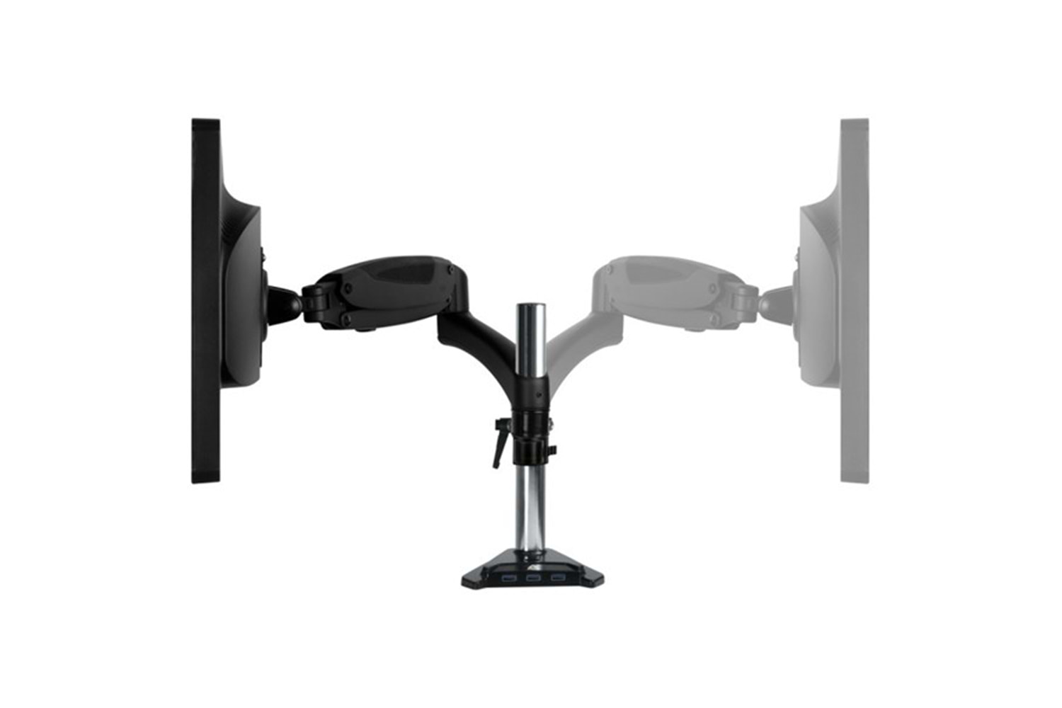 ARCTIC Z1-3D Gen 3 AR-AEMNT00059A Amortisörlü USB3.2 Gen 1 HUB'lı Tekli Masa Monte LCD Monitör ve TV Kolu 13