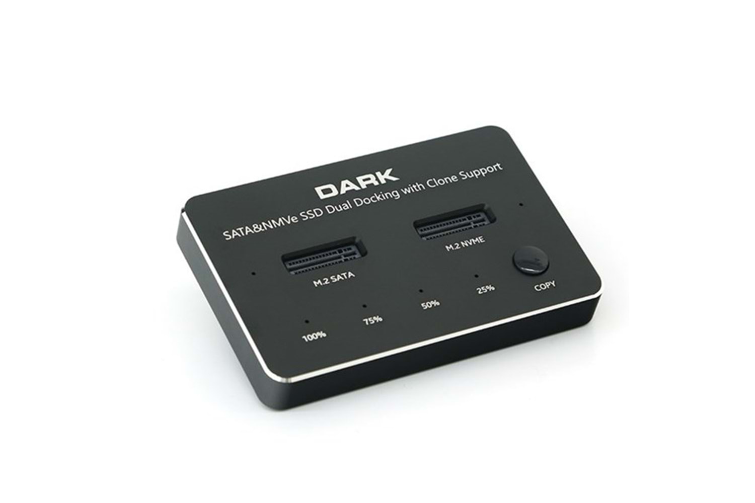 DARK DK-AC-DSDM2C M2 SSD Disk İstasyonu Klon ve SD Kart Destekli