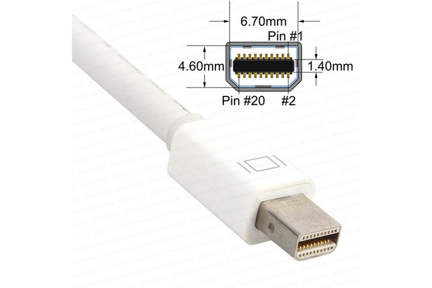 DARK DK-HD-AMDPXVGA mDP-VGA (D) Görüntü Adaptörü
