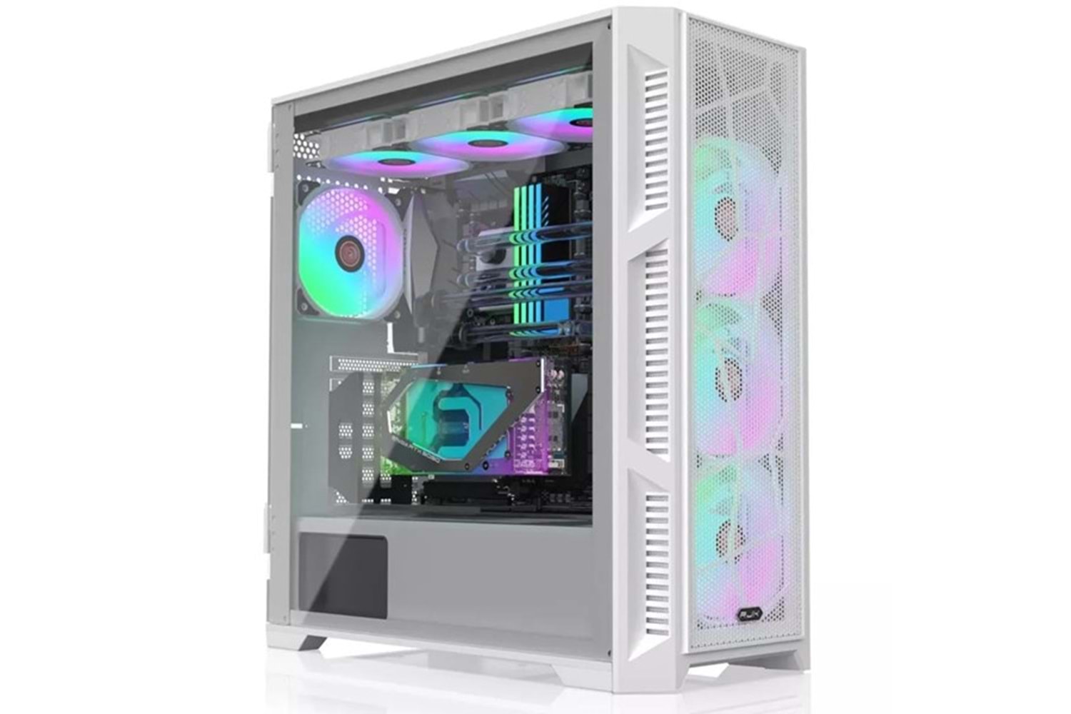 RAIJINTEK PONOS ULTRA MS4 0R20B00228 ARGB GAMING MID-TOWER PC KASASI BEYAZ