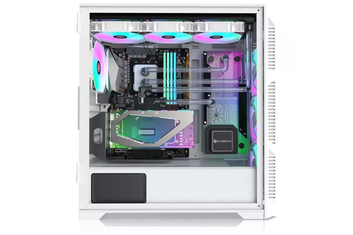 RAIJINTEK PONOS ULTRA MS4 0R20B00228 ARGB GAMING MID-TOWER PC KASASI BEYAZ