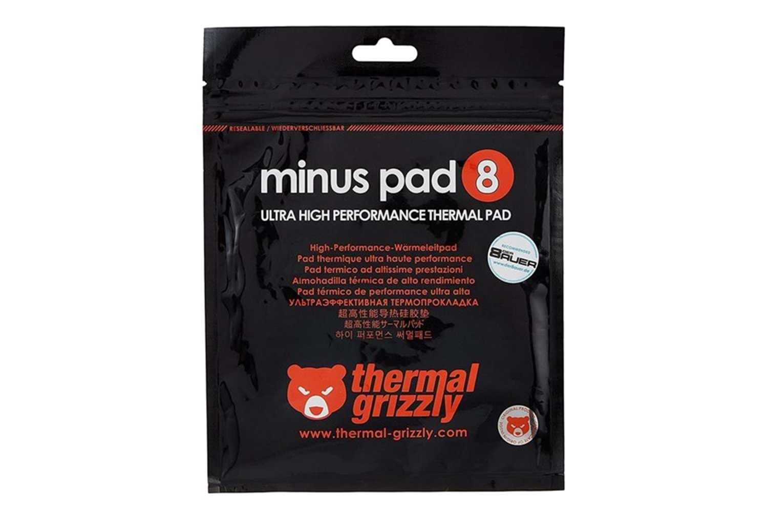 Thermal Grizzly Minus Pad 8 Ultra TG-MP8-120-20-30-1R Yüksek Performanslı Termal Ped - 120x20mm / 3mm