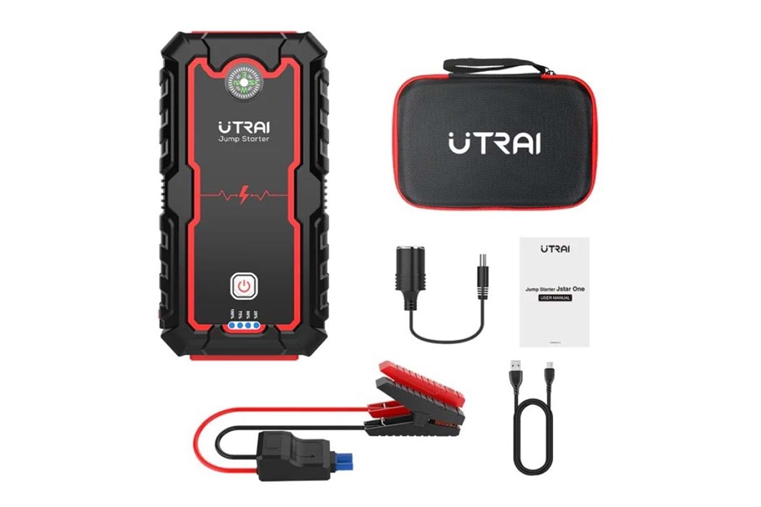 UTRAI Jstar One 22000mAh Jump Starter Taşınabilir Akü Takviye Kiti Taşıma Çantası (JS-ONE)