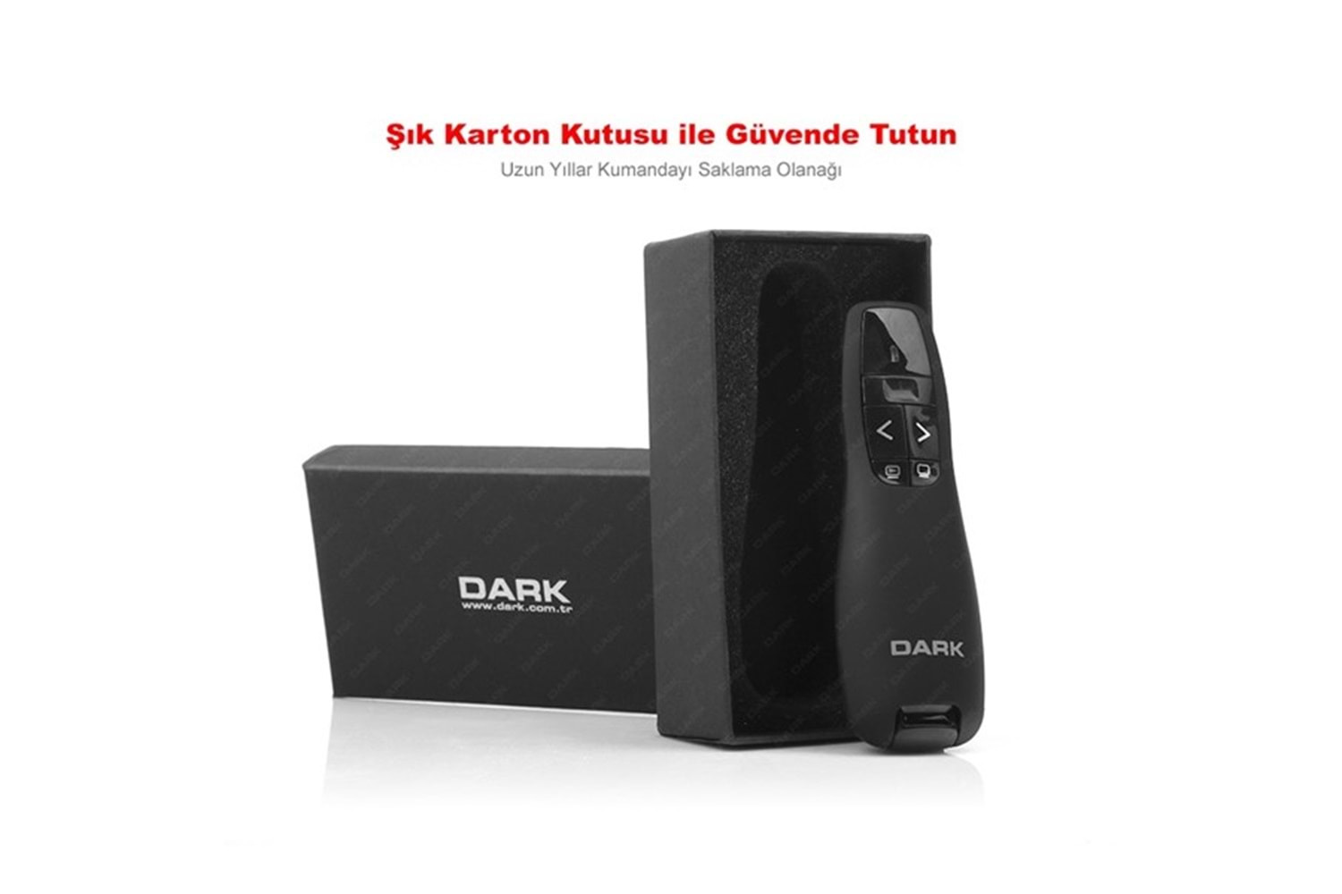 Dark Dk-Ac-Wp07 2.4 Ghz Kırmızı Lazerli Kablosuz Presenter Siyah