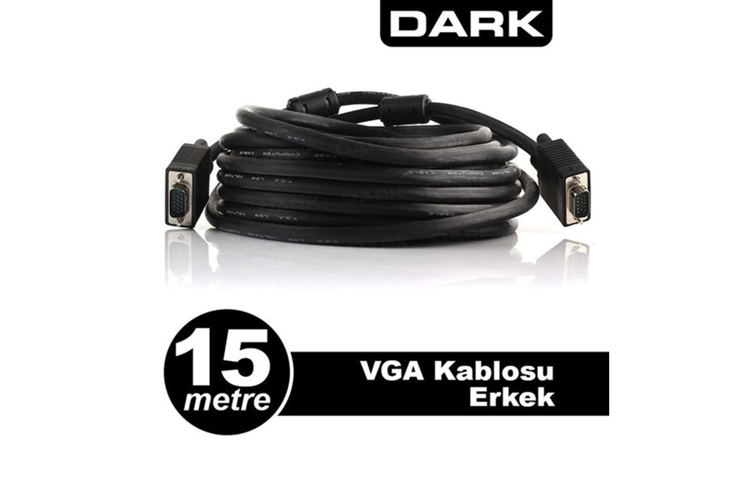 DARK DK-CB-VGAL1500 15metre VGA Görüntü Kablosu