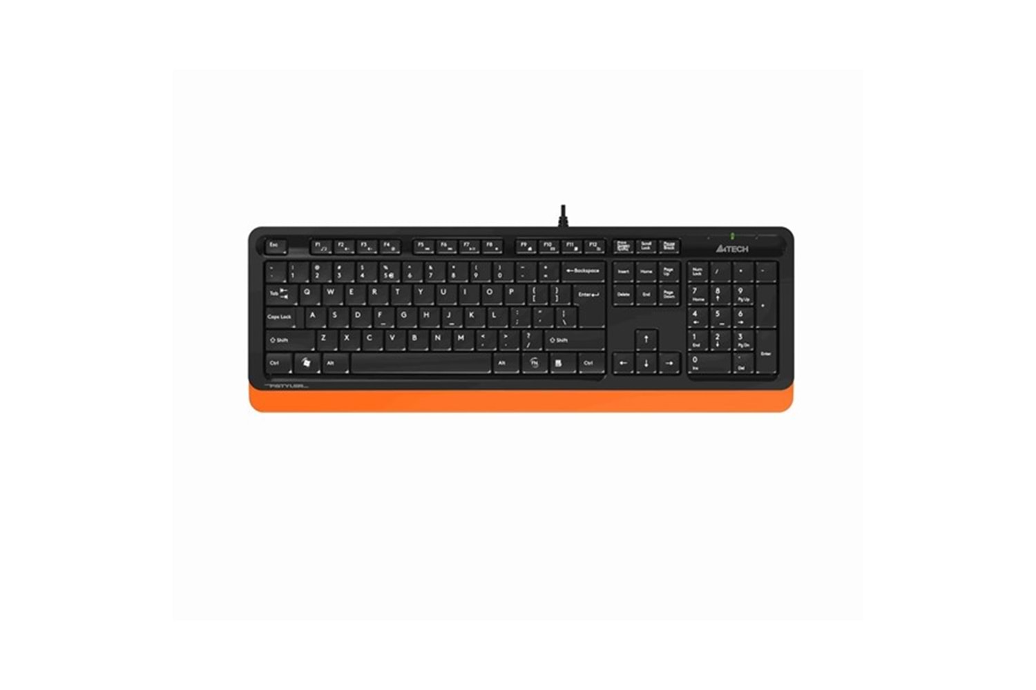 A4 TECH FK10 USB Q Trk Siyah/Turuncu Multimedya Klavye