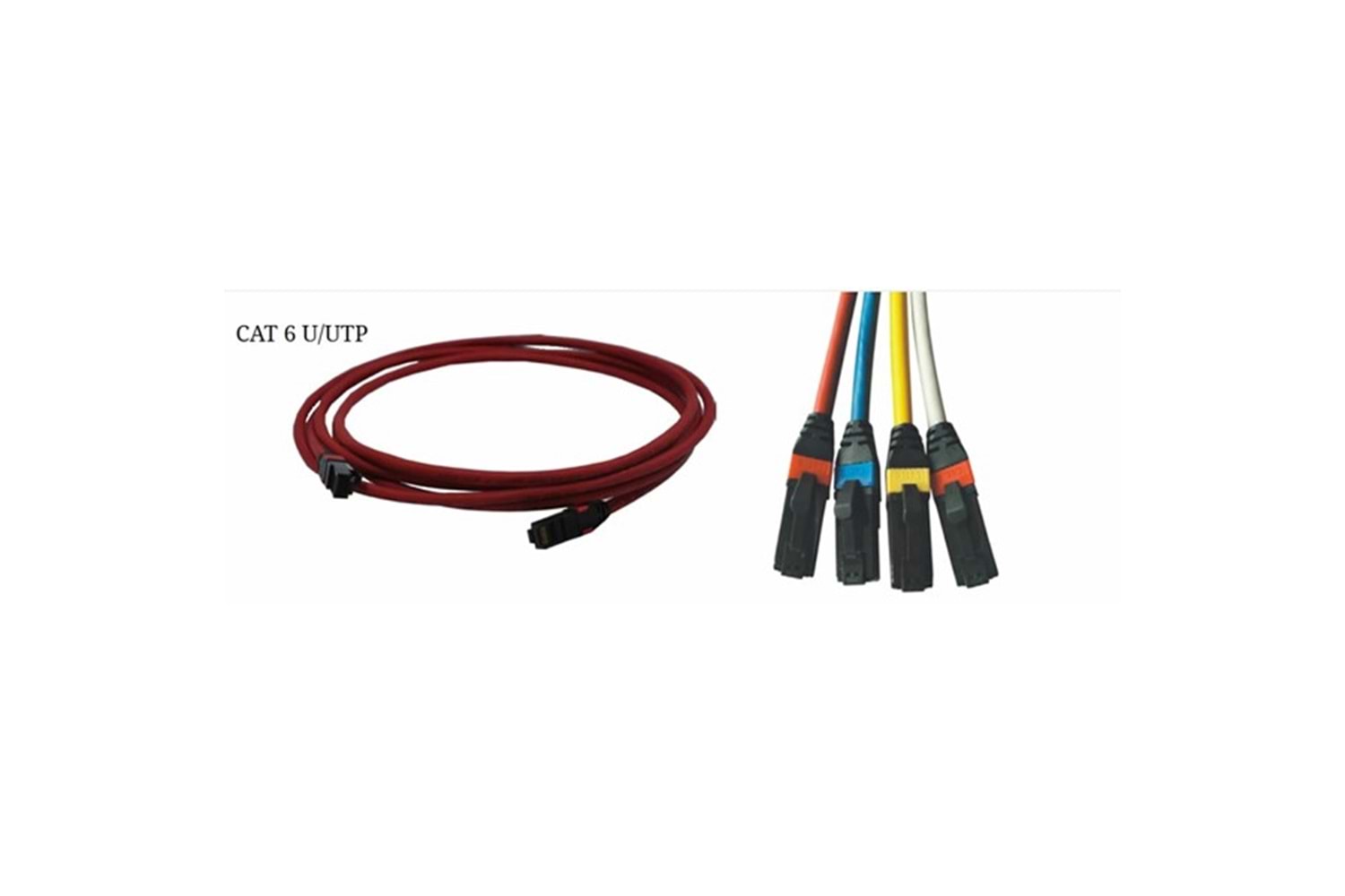 Erat 1Mt Utp Cat6 Patch Cord Lsoh Kırmızı 24 Awg