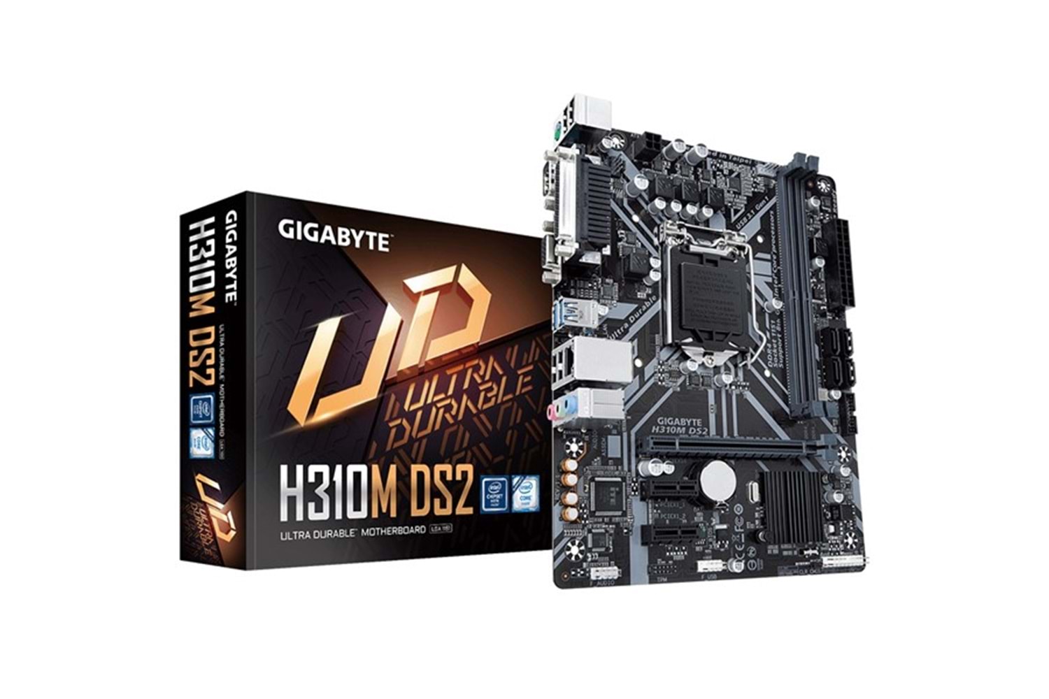 GIGABYTE H310M-DS2 DDR4 PCIe 16X v3.0 1151p v2 mATX