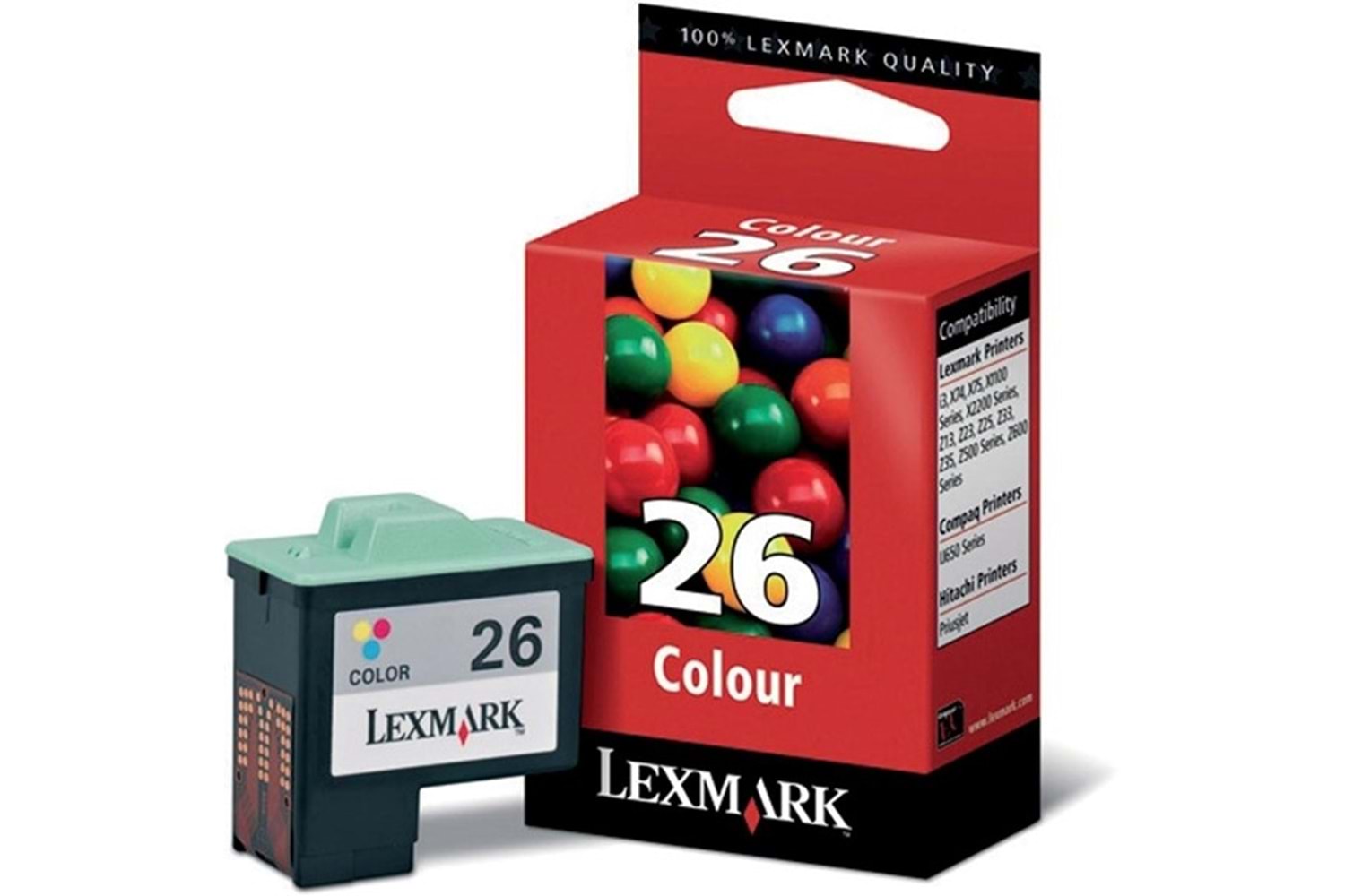 Lexmark 10N0026e Renkli Kartus No:26