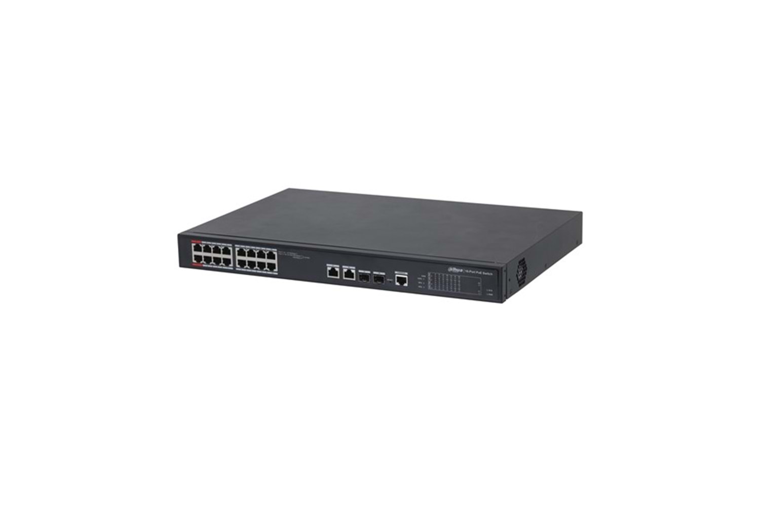 DAHUA 16port 240w FULL PoE PFS4218-16ET-240-V2 GIGABIT 2X SFP Yönetilebilir Switch	