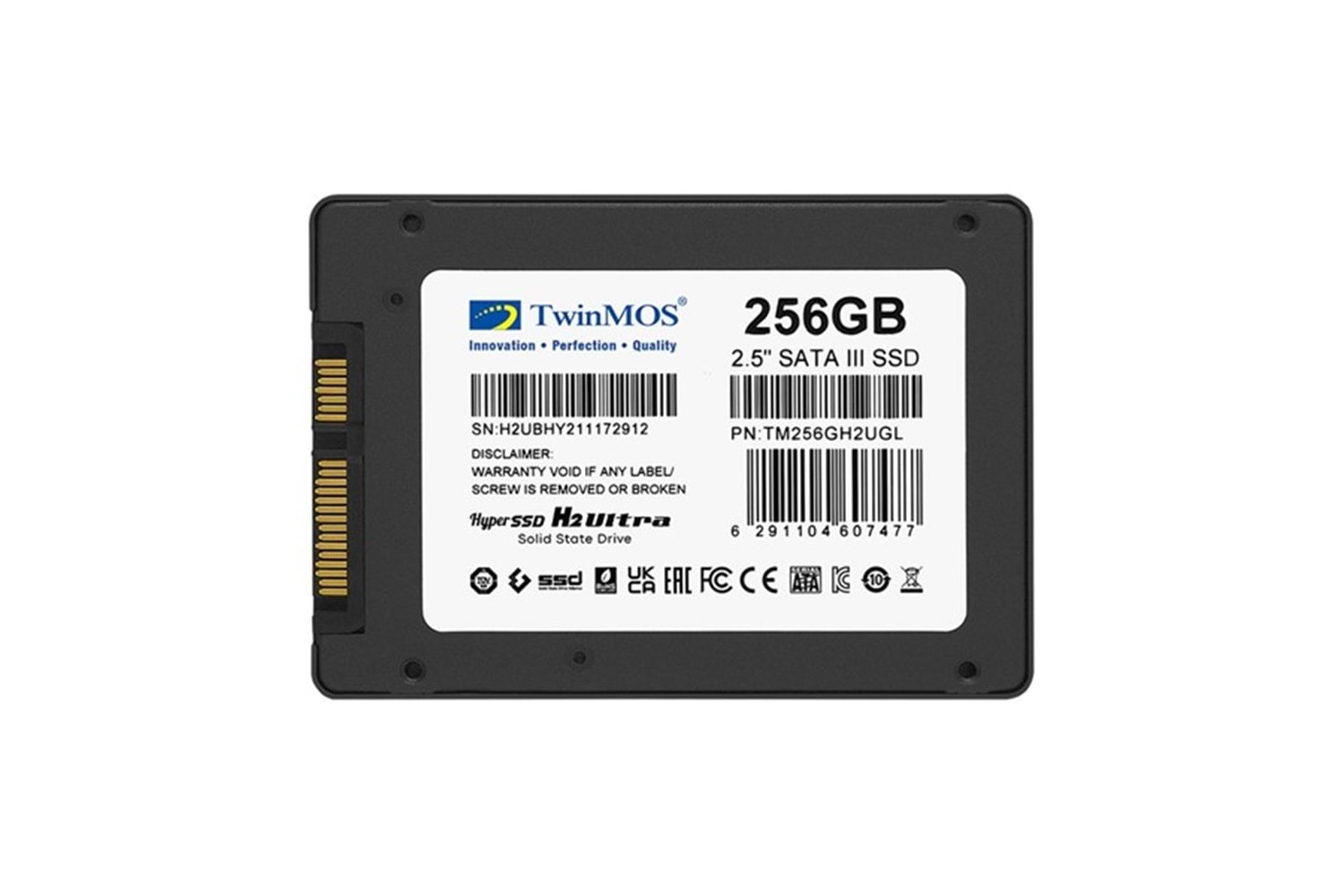 TWINMOS 256GB TM256GH2UGL 580-550MB/s SATA-3 SSD DİSK