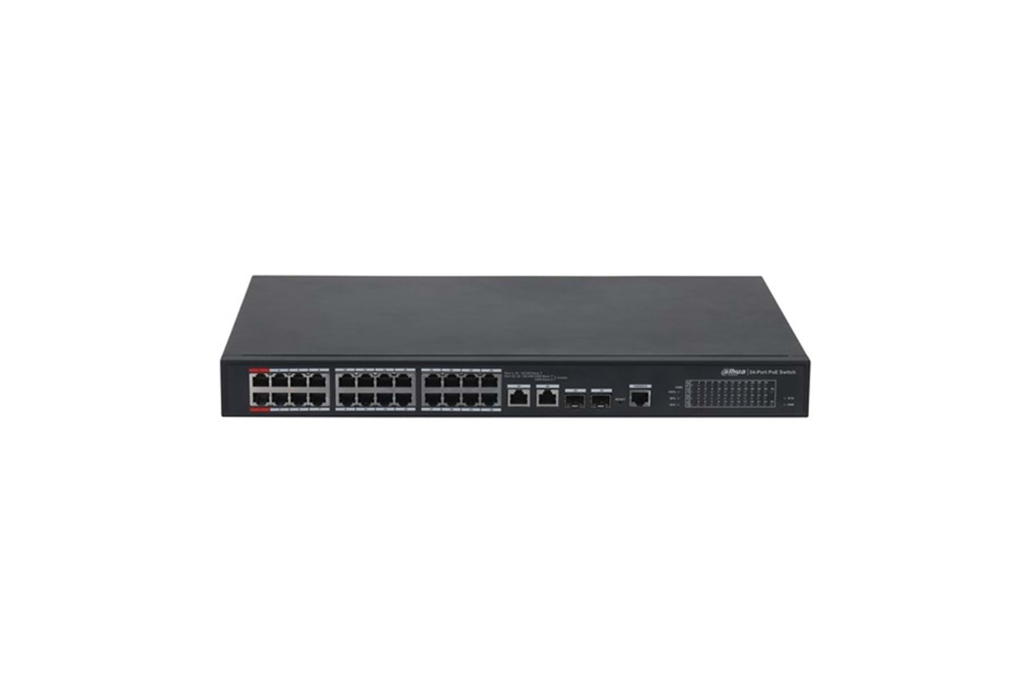DAHUA 24-PORT 360W FULL POE PFS4226-24ET-360-V3 10/1000 2X-SFP YÖNETİLEBİLİR POE SWITCH