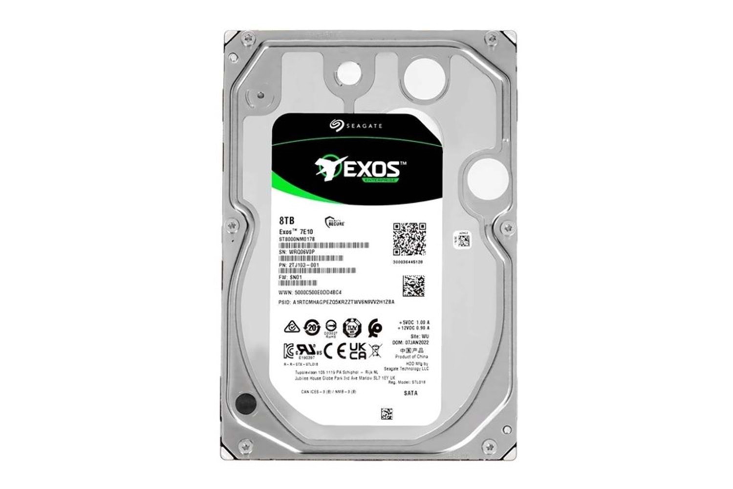  SEAGATE 8TB EXOS ST8000NM017B 256MB 7200RPM SATA-3 ENTERPRISE DİSK
