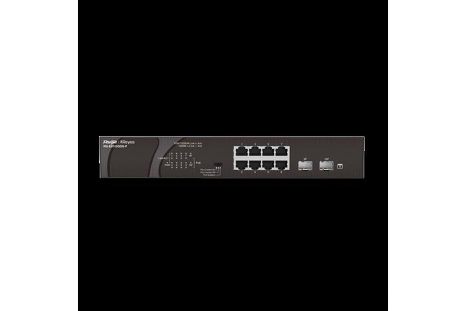 RUIJIE 8-PORT 120W FULL POE RG-ES110GDS-P GIGABIT POE SWITCH