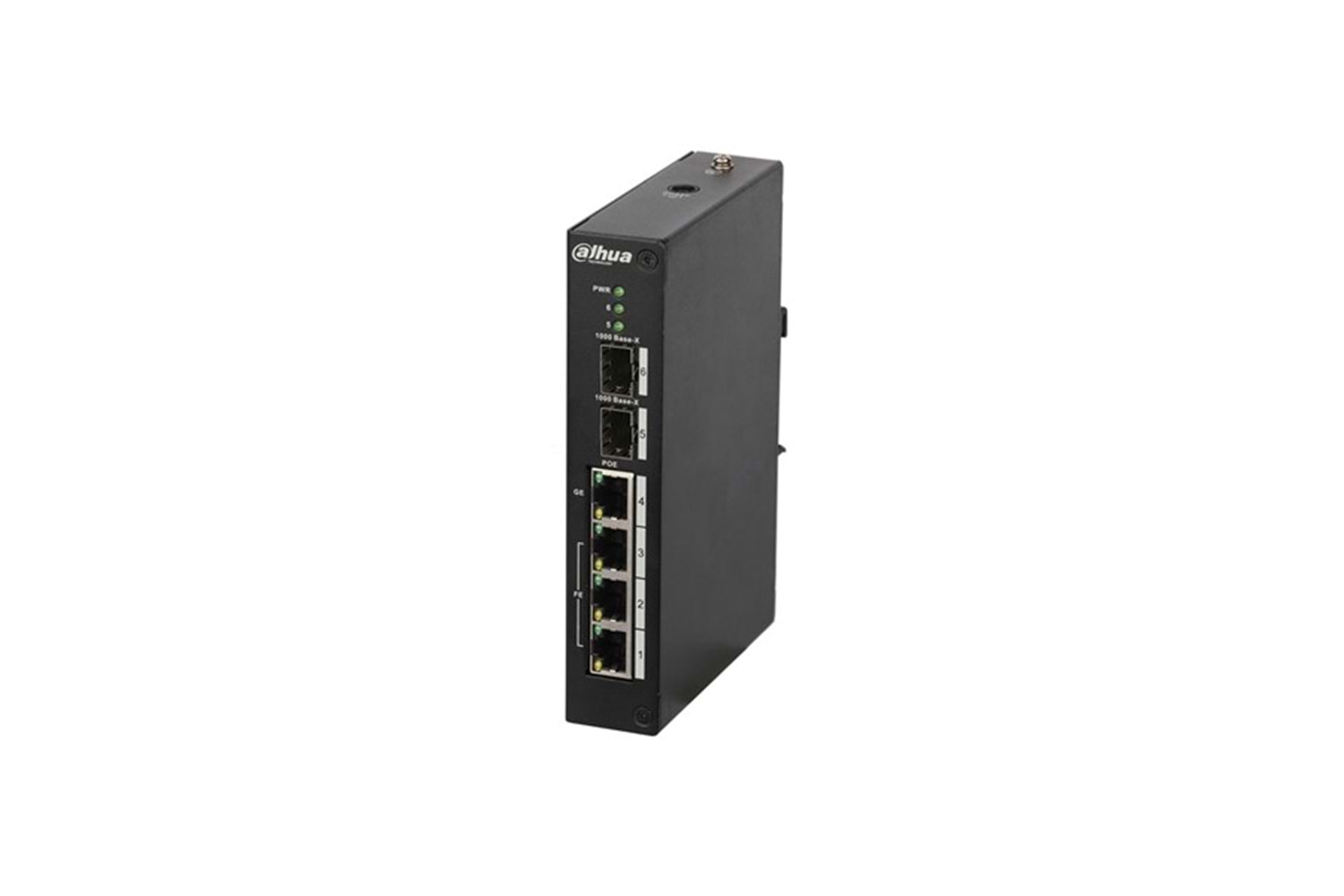 DAHUA 4-PORT 96W FULL POE PFS3206-4P-96 10/100 2X-SFP ENDÜSTRİYEL POE SWITCH