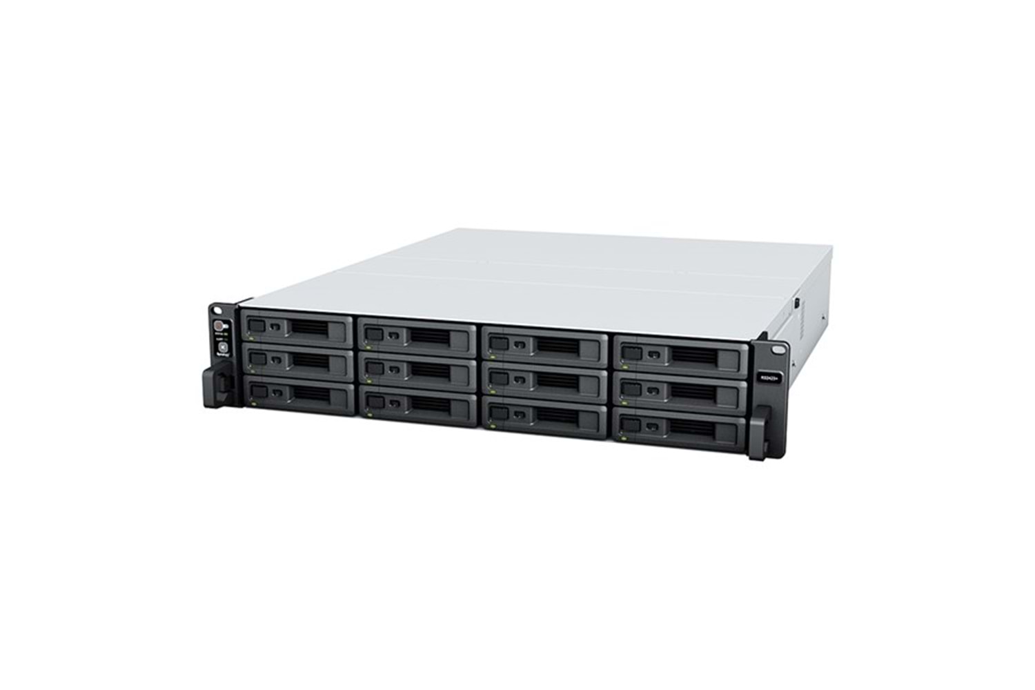 SYNOLOGY RS2423 PLUS RYZEN V1780B-8GB RAM-12-diskli RACK NAS SUNUCU (DİSKSİZ) 