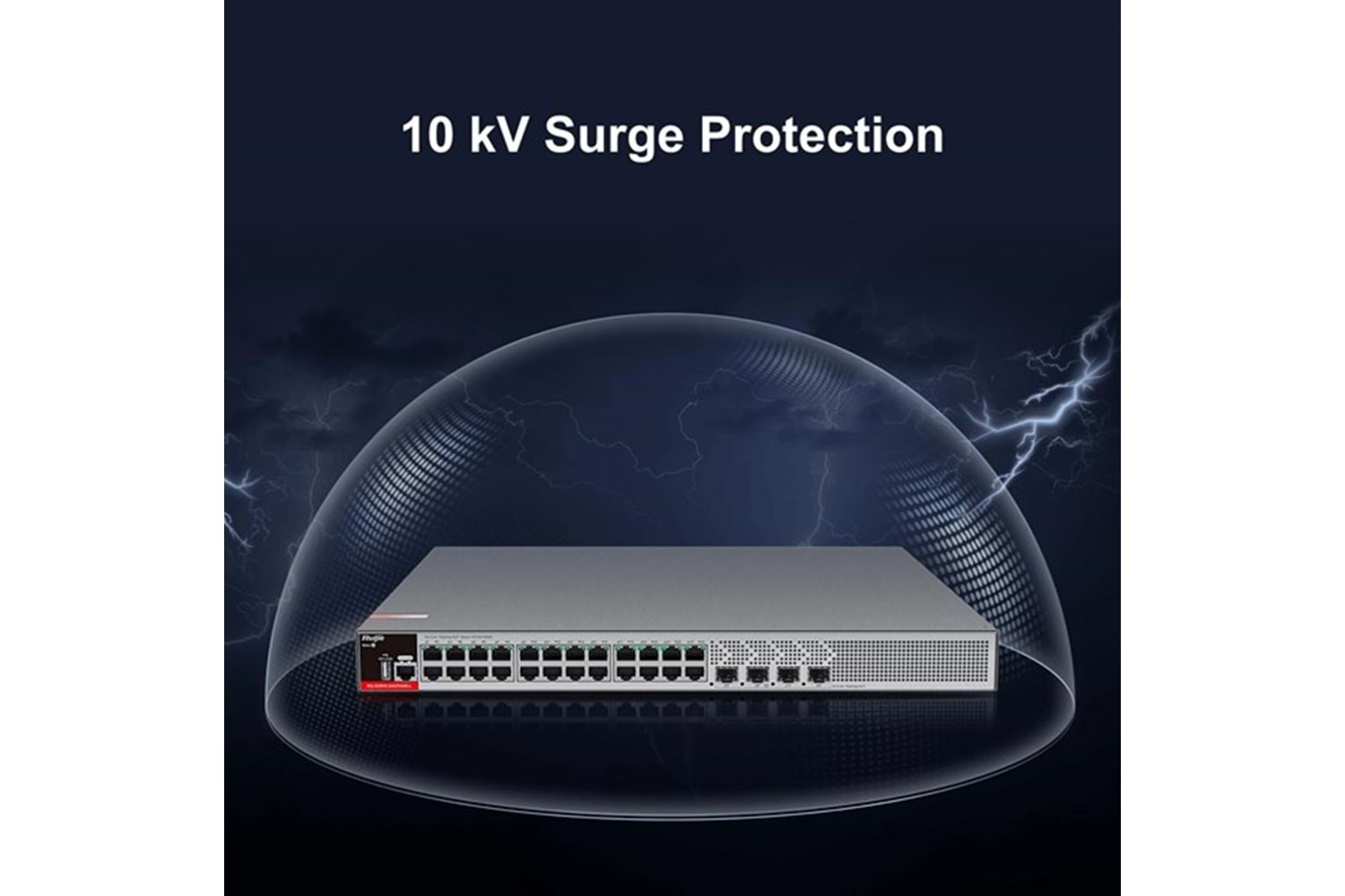 RUIJIE 24port RG-S2915-24GT4MS-L GIGABIT 2-GBE SFP/2.5-GBE SFP YÖNETİLEBİLİR SWITCH