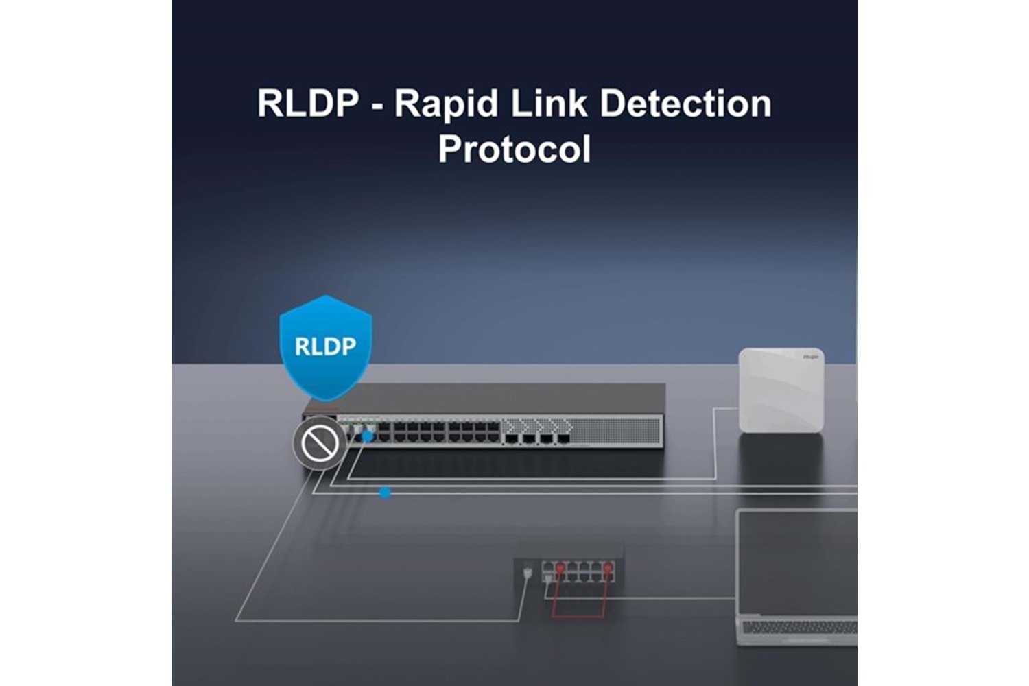RUIJIE 24port RG-S2915-24GT4MS-L GIGABIT 2-GBE SFP/2.5-GBE SFP YÖNETİLEBİLİR SWITCH