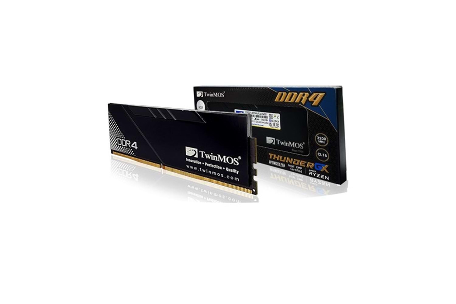 TWINMOS 8GB DDR4 3200MHZ CL16 PC RAM THUNDERGX TMD48GB3200D16BKGX