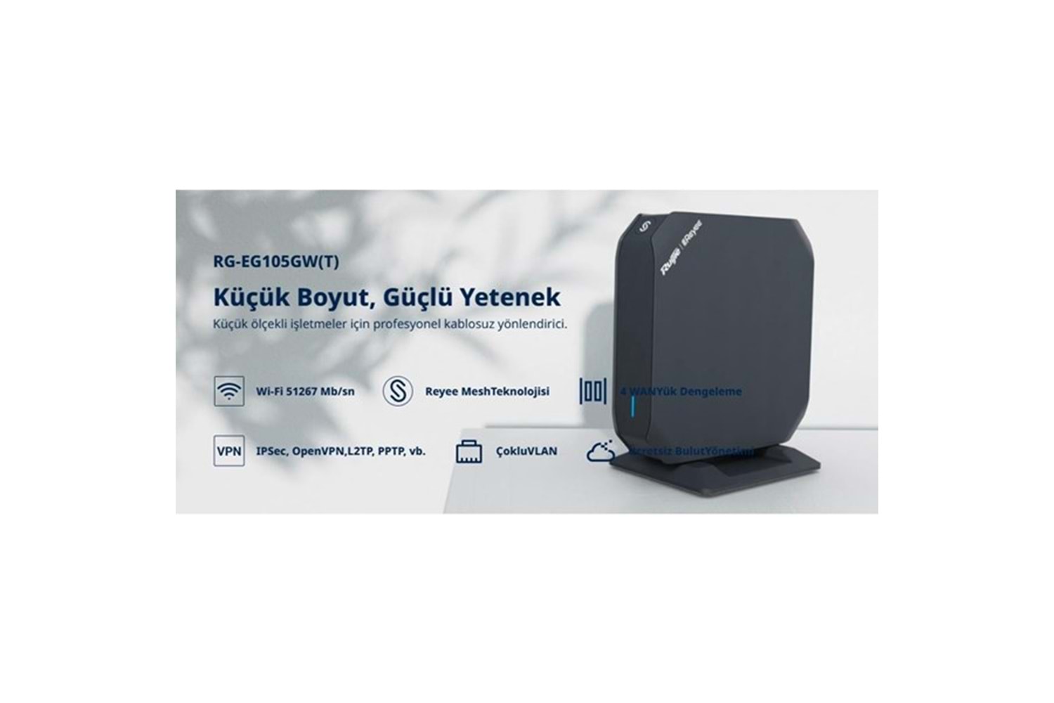 RUIJIES 5port RG-EG105GW(T) GIGABIT YÖNETİLEBİLİR VPN ROUTER