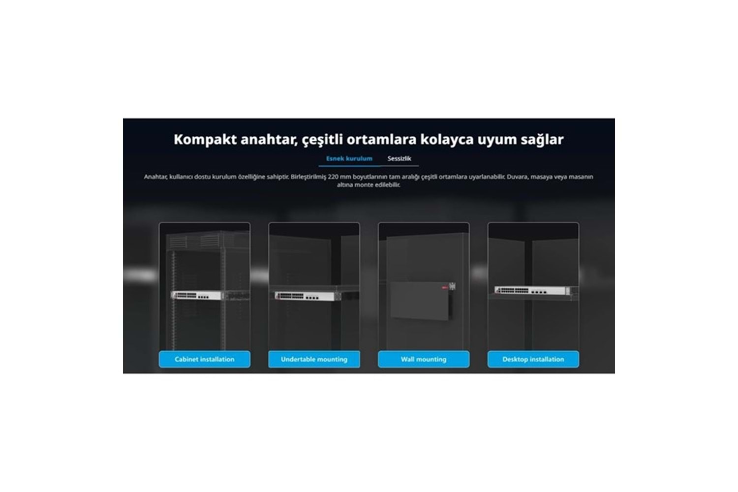 RUIJIE 24port RG-CS83-24GT4XS GIGABIT 4-SFP 10GBE LAYER3 YÖNETİLEBİLİR SWITCH
